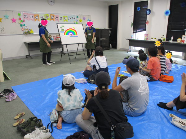 2025.8.11ぬいぐるみおとまり会　おはなし会